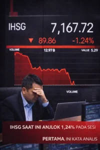 Read more about the article IHSG Saat Ini Anjlok 1,24% pada Sesi Pertama, Ini Kata Analis