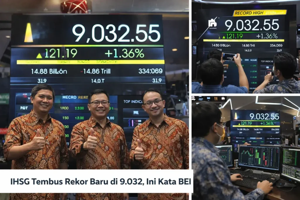 IHSG Tembus Rekor Baru di 9.032, Ini Kata BEI