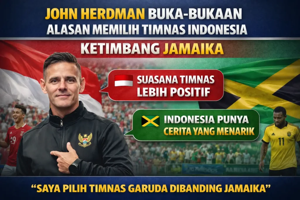 John Herdman Buka-bukaan Alasan Memilih Timnas Indonesia Ketimbang Jamaika