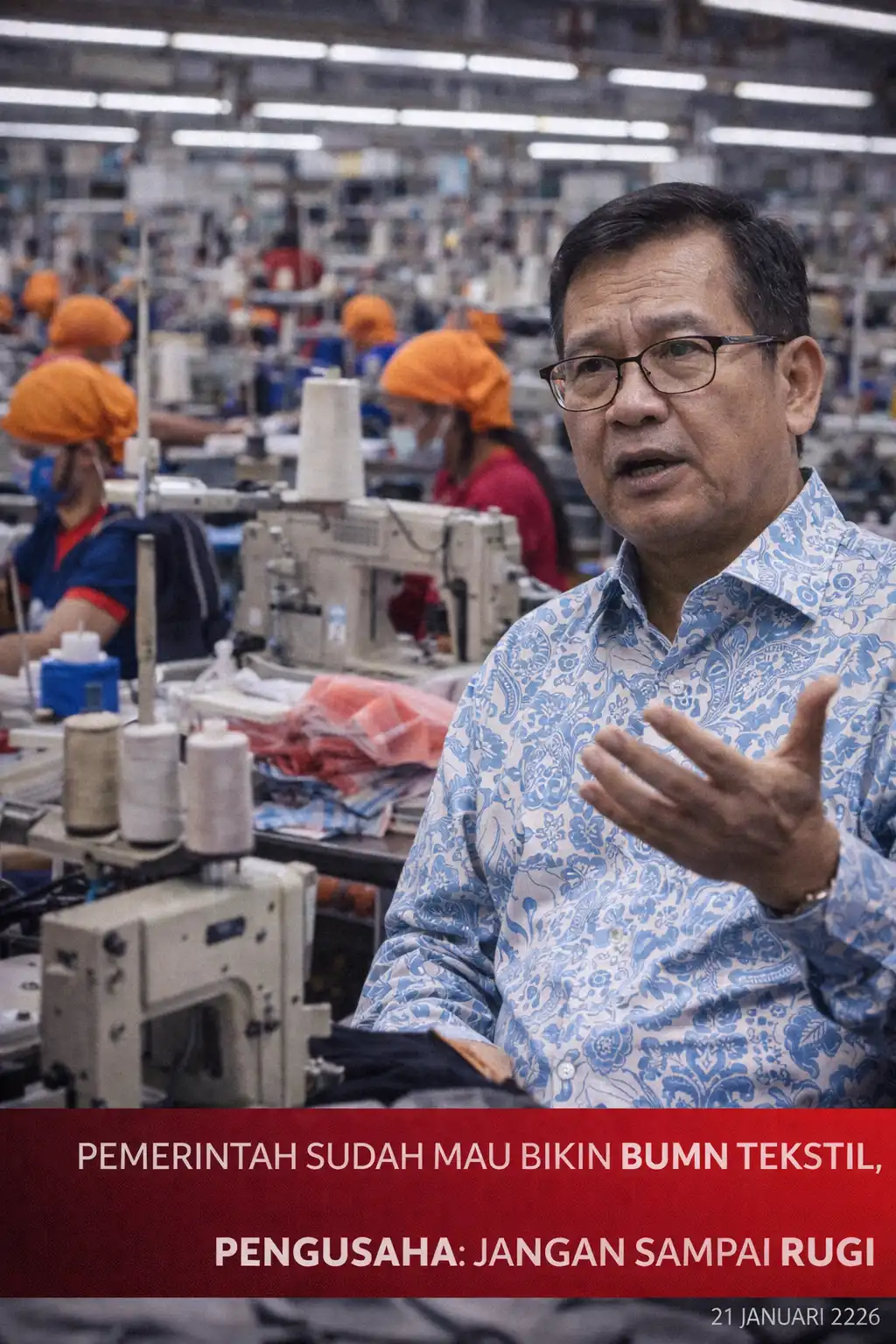 Read more about the article Pemerintah Sudah Mau Bikin BUMN Tekstil, Pengusaha: Jangan Sampai Rugi