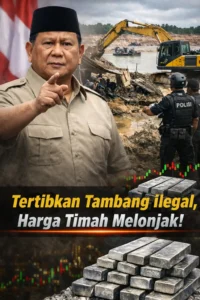 Read more about the article Pengamat Puji Ketegasan Prabowo Subianto Tertibkan Tambang Ilegal: Bikin Harga Timah Melonjak