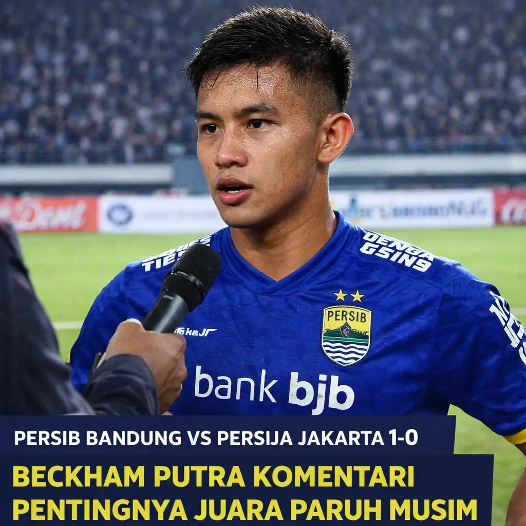 You are currently viewing Persib Bandung vs Persija Jakarta 1-0, Beckham Putra Mengkomentari Pentingnya Juara Paruh Musim Ini