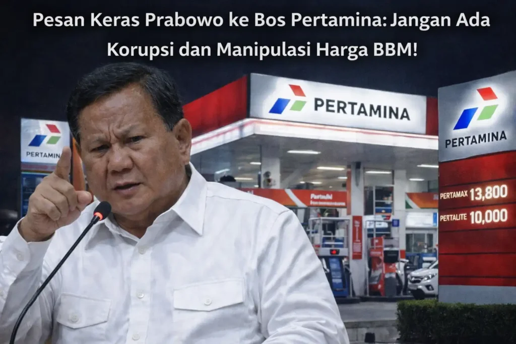 Pesan Keras Prabowo ke Bos Pertamina Jangan Ada Korupsi dan Manipulasi