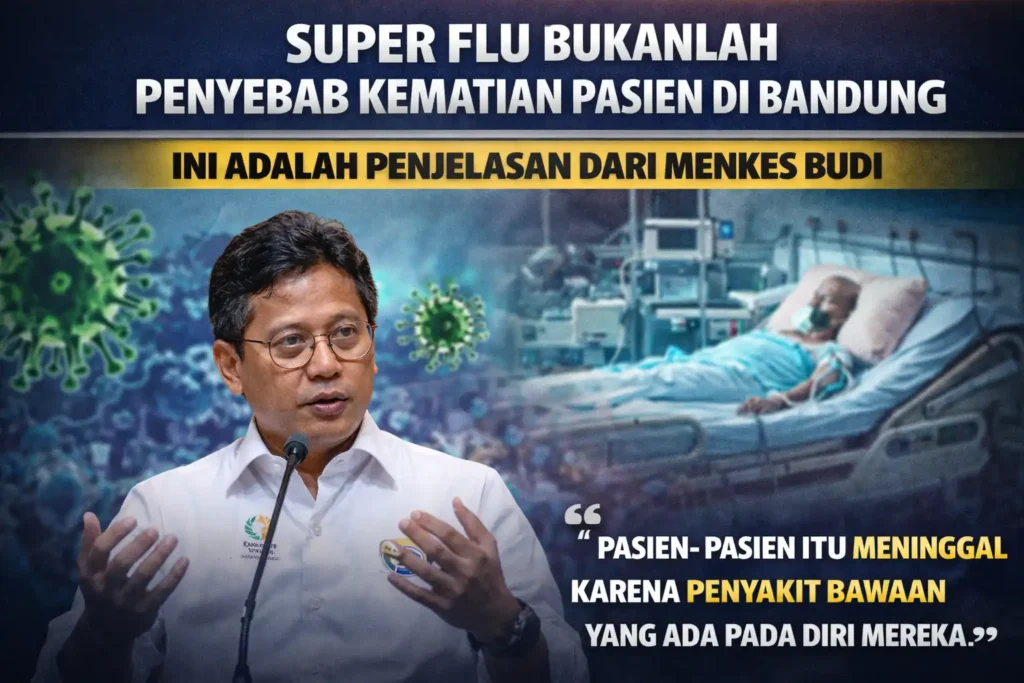 Super Flu Bukanlah Penyebab Kematian Pasien di Bandung