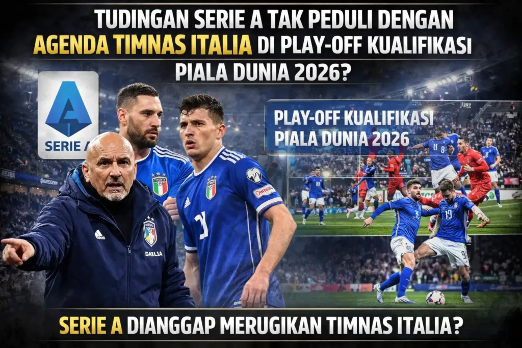 Tudingan Serie A Tak Peduli dengan Agenda Timnas Italia di Play-off Kualifikasi Piala Dunia 2026