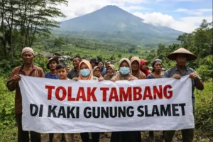 Read more about the article Warga Sumbang Banyumas Jateng Tolak Aktivitas Tambang di Kaki Gunung Slamet
