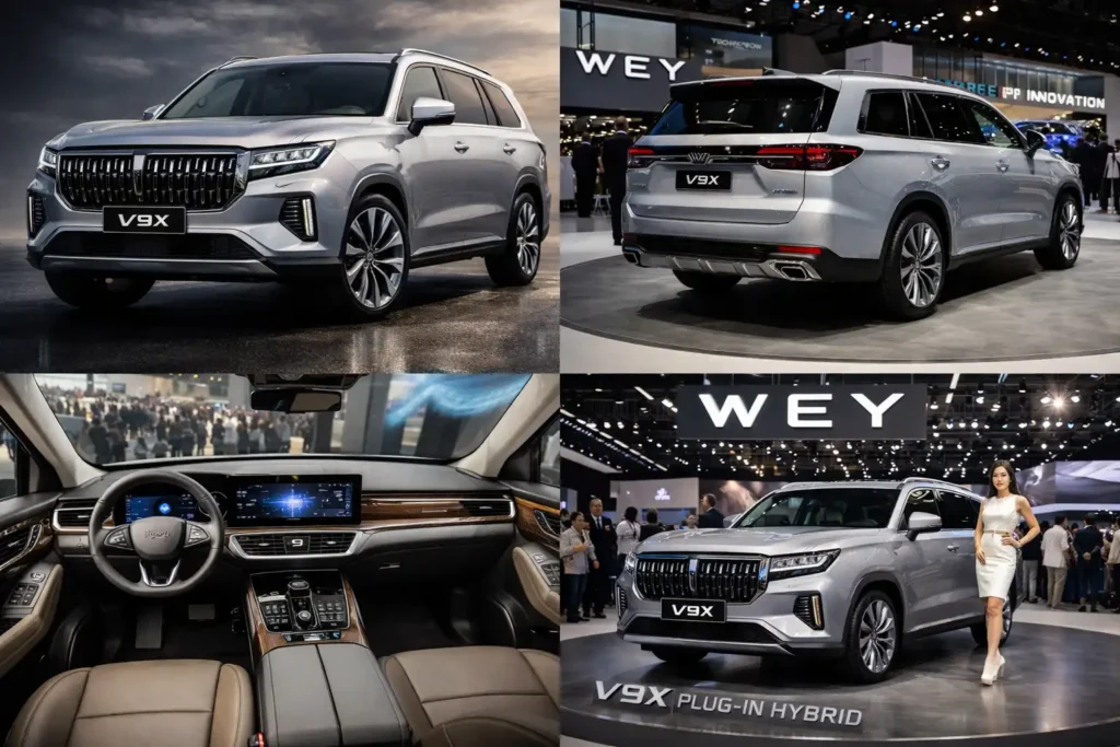 GWM WEY Beri Bocoran SUV Plug-in Hybrid V9X