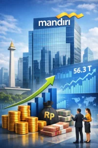 Read more about the article PT Bank Mandiri Cetak Laba Bersih Rp 56,3 Triliun Sepanjang 2025