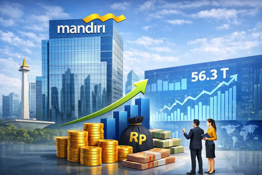 PT Bank Mandiri Cetak Laba Bersih Rp 56,3 Triliun Sepanjang 2025
